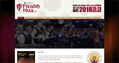 Desktop Screenshot of fleadhnua.com