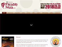 Tablet Screenshot of fleadhnua.com